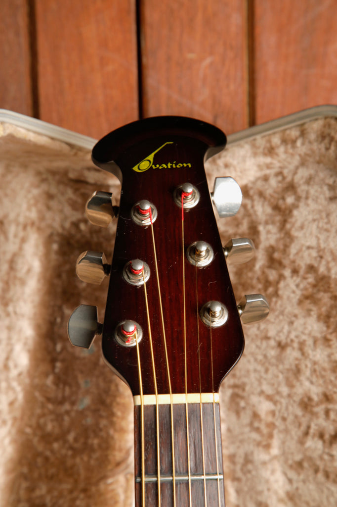 Ovation Pinnacle 3712 Sunburst Acoustic-Electric Guitar Vintage MIJ Pre-Owned