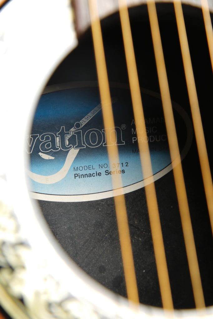 Ovation Pinnacle 3712 Sunburst Acoustic-Electric Guitar Vintage MIJ Pre-Owned
