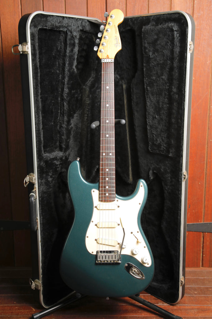 Fender Strat Plus Deluxe 1989 Gun Metal Blue Electric Guitar Pre-Owned