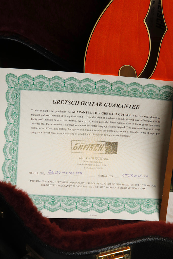 Gretsch G6120-1959LTV Chet Atkins Hollowbody Electric Guitar 2008 Pre-Owned