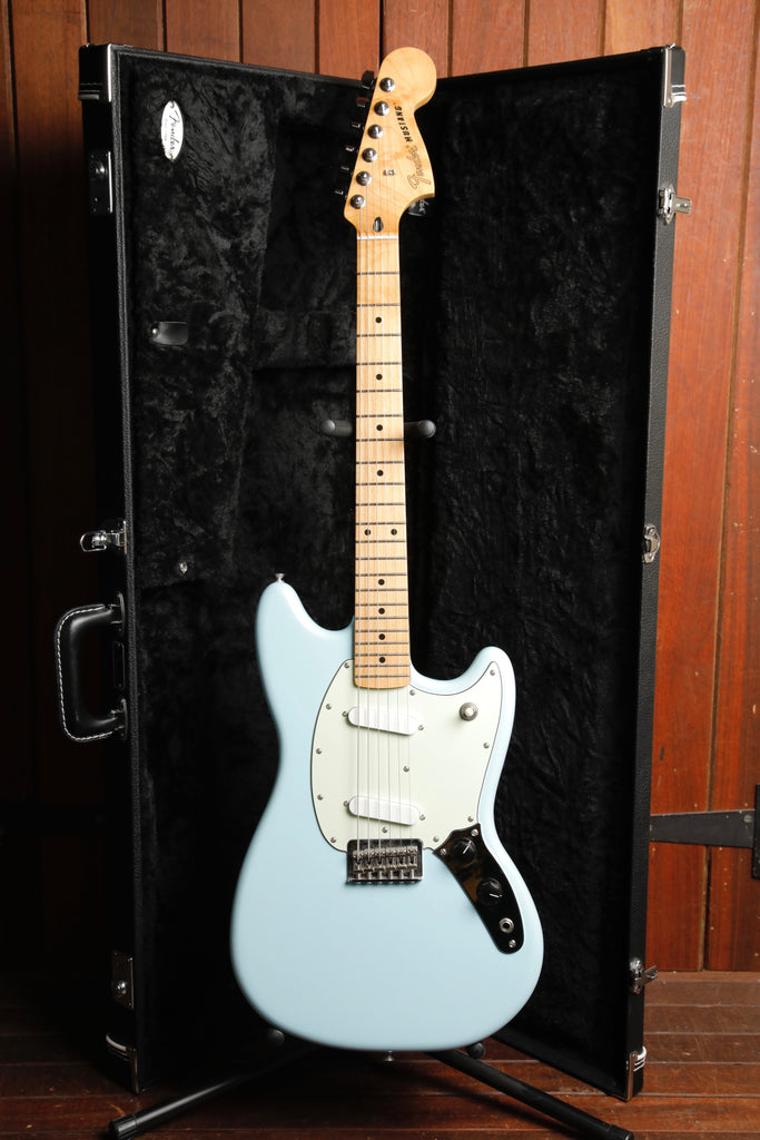 Fender Player Mustang Sonic Blue Maple Electric Guitar 2021 Pre-Owned