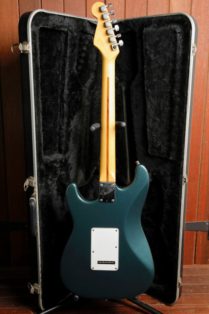 Fender Strat Plus Deluxe 1989 Gun Metal Blue Electric Guitar Pre-Owned