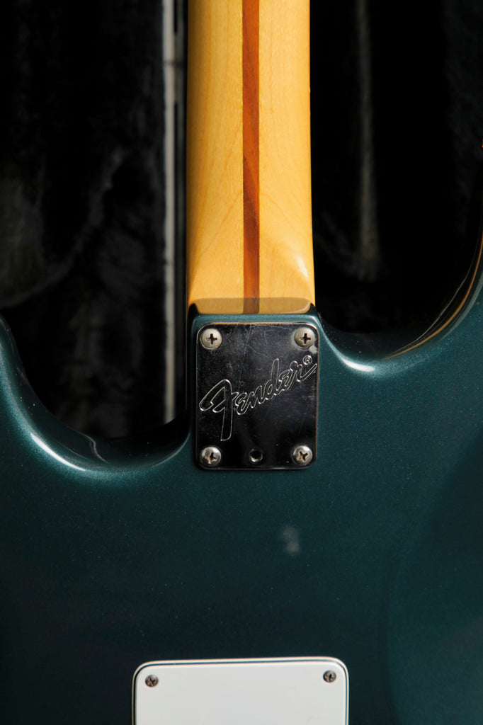 Fender Strat Plus Deluxe 1989 Gun Metal Blue Electric Guitar Pre-Owned