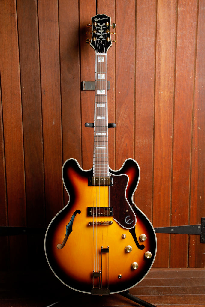 Epiphone Sheraton Frequensator Semi-Hollow Electric Guitar Vintage Sunburst