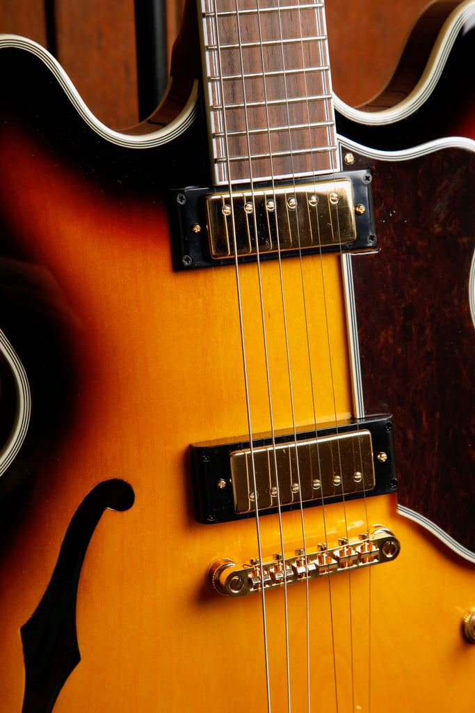 Epiphone Sheraton Frequensator Semi-Hollow Electric Guitar Vintage Sunburst