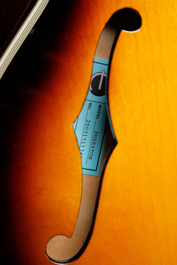 Epiphone Sheraton Frequensator Semi-Hollow Electric Guitar Vintage Sunburst