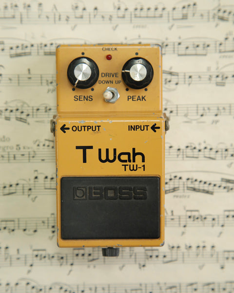 Boss TW-1 T Wah Pedal Vintage 1983 MIJ Pre-Owned