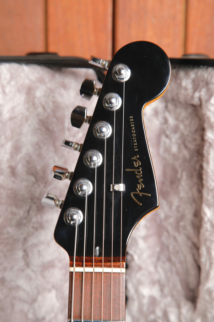 Fender American Ultra Luxe Stratocaster 2-Tone Sunburst Electric Guitar Pre-Owned