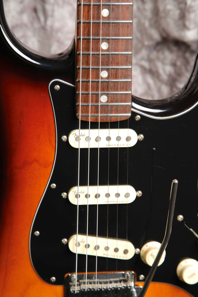 Fender American Ultra Luxe Stratocaster 2-Tone Sunburst Electric Guitar Pre-Owned