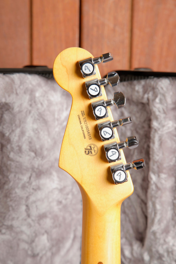 Fender American Ultra Luxe Stratocaster 2-Tone Sunburst Electric Guitar Pre-Owned