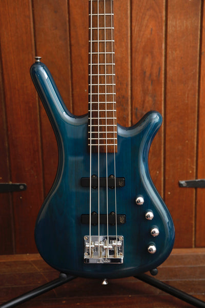 Warwick Rockbass Corvette 4-String Ocean Blue Bass Guitar 2002 Pre-Owned