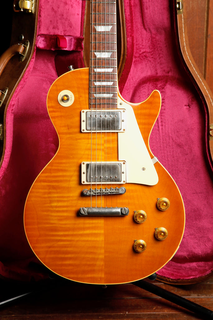 Gibson Custom 1958 Les Paul Standard Dirty Lemon Electric Guitar 2017 Pre-Owned