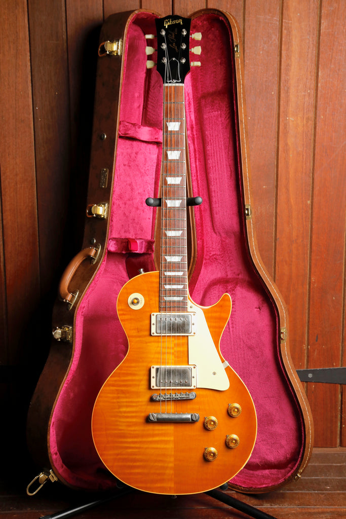 Gibson Custom 1958 Les Paul Standard Dirty Lemon Electric Guitar 2017 Pre-Owned