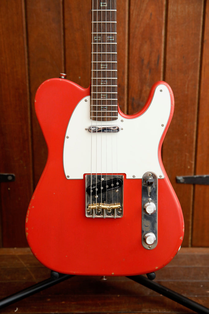 Portamento Junkyard T Fiesta Red Light Relic Electric Guitar Made In WA