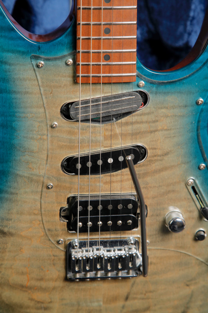 Vola OZ RV TNC Aqua Burst Gloss Electric Guitar MIJ Pre-Owned