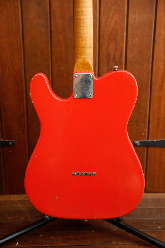 Portamento Junkyard T Fiesta Red Light Relic Electric Guitar Made In WA