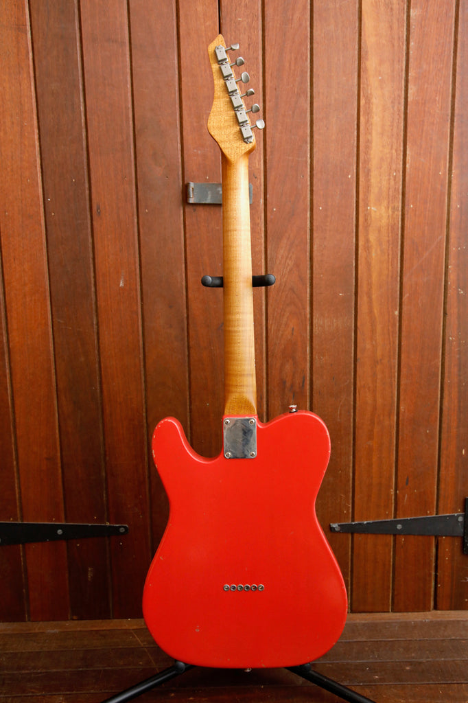 Portamento Junkyard T Fiesta Red Light Relic Electric Guitar Made In WA