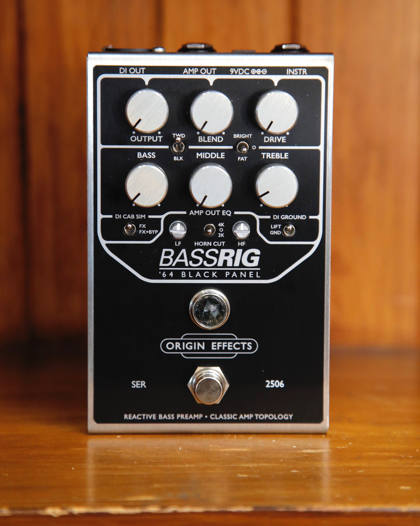 Origin Effects Bassrig '64 Black Panel Pedal