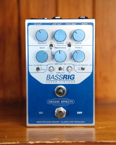 Origin Effects Bassrig Super Vintage Pedal