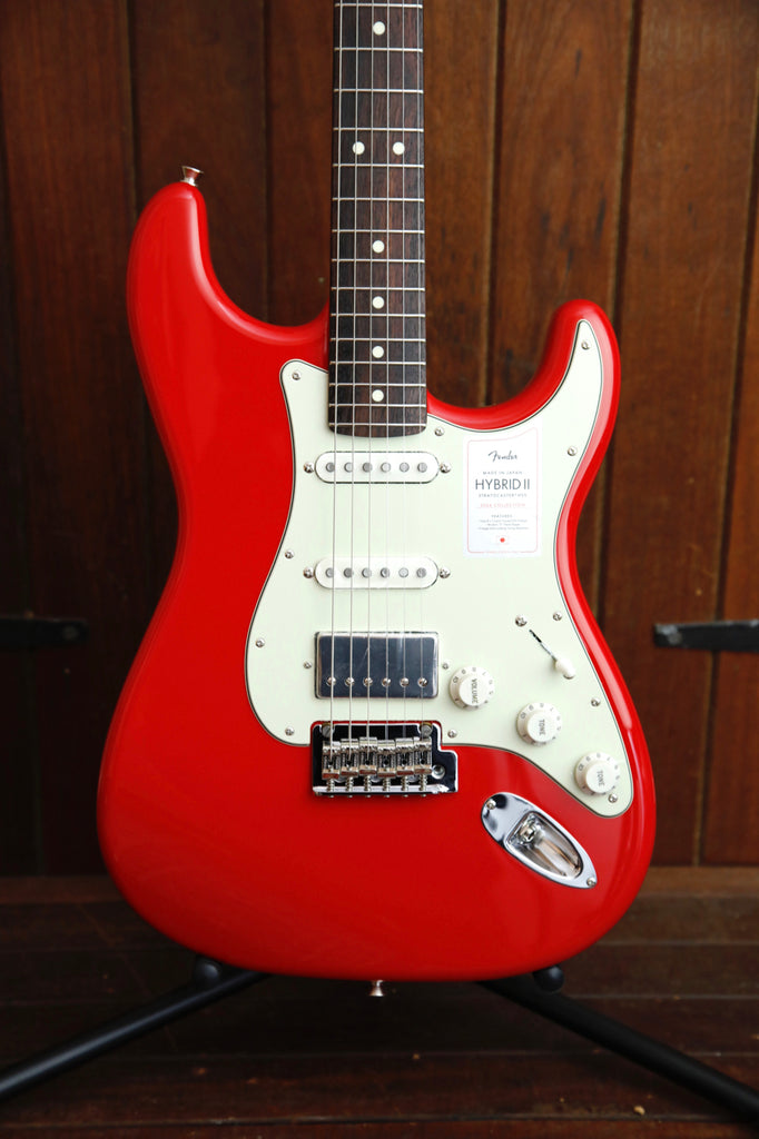 Fender Made in Japan Hybrid II Stratocaster 2024 Collection Modena Red