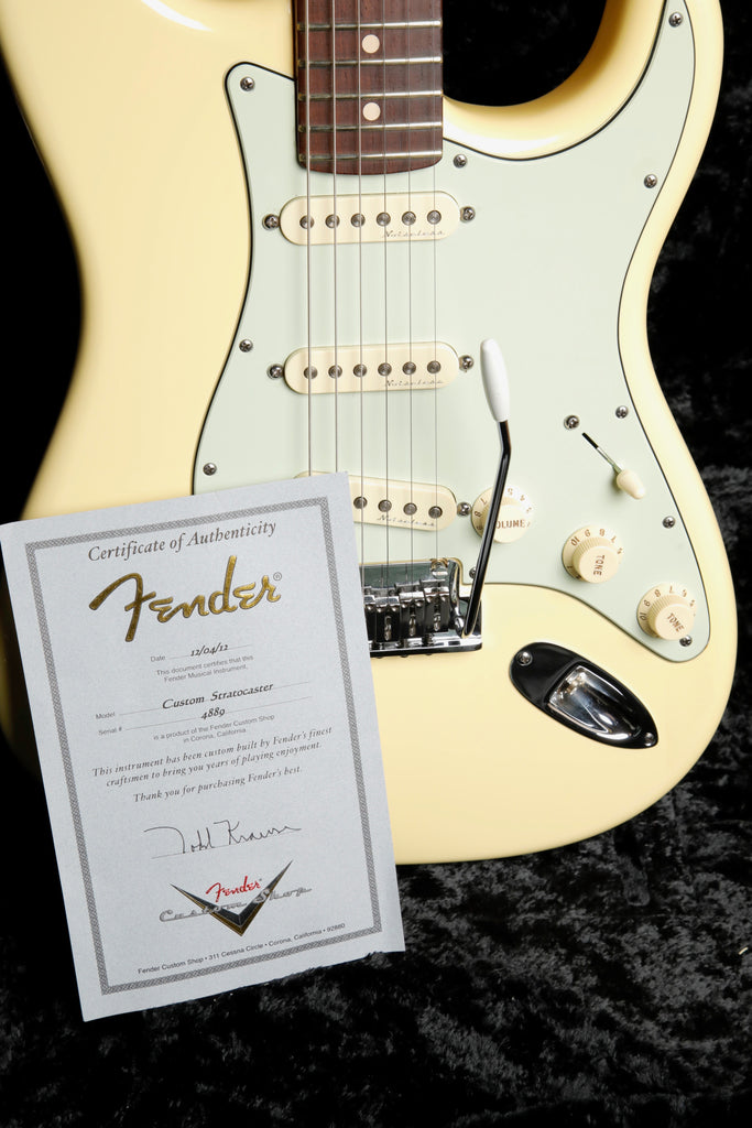 Fender Custom Shop Masterbuilt Todd Krause Stratocaster Vintage White 2012 Pre-Owned