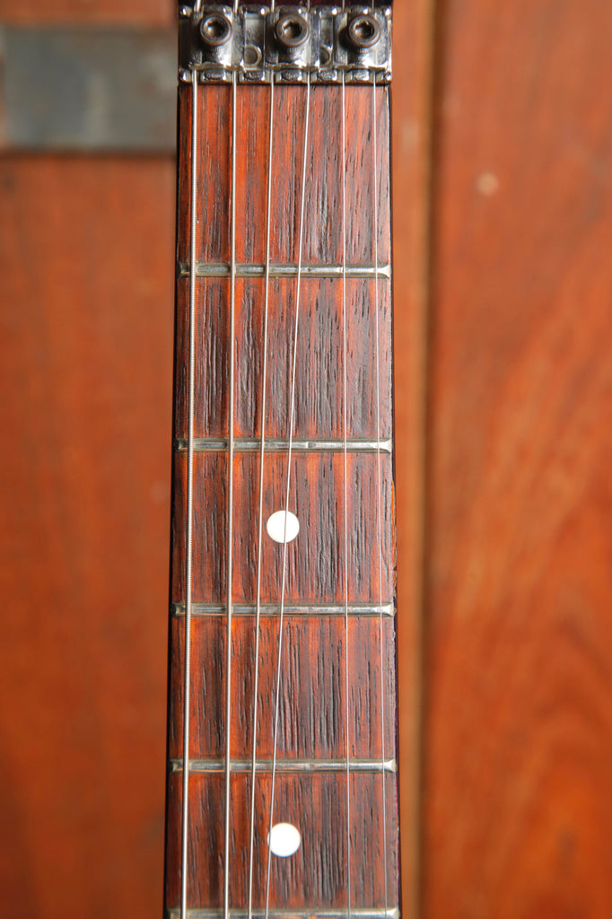 Fernandes FST-65 Purple Sparkle Burst Electric Guitar 1980s MIJ Pre-Owned