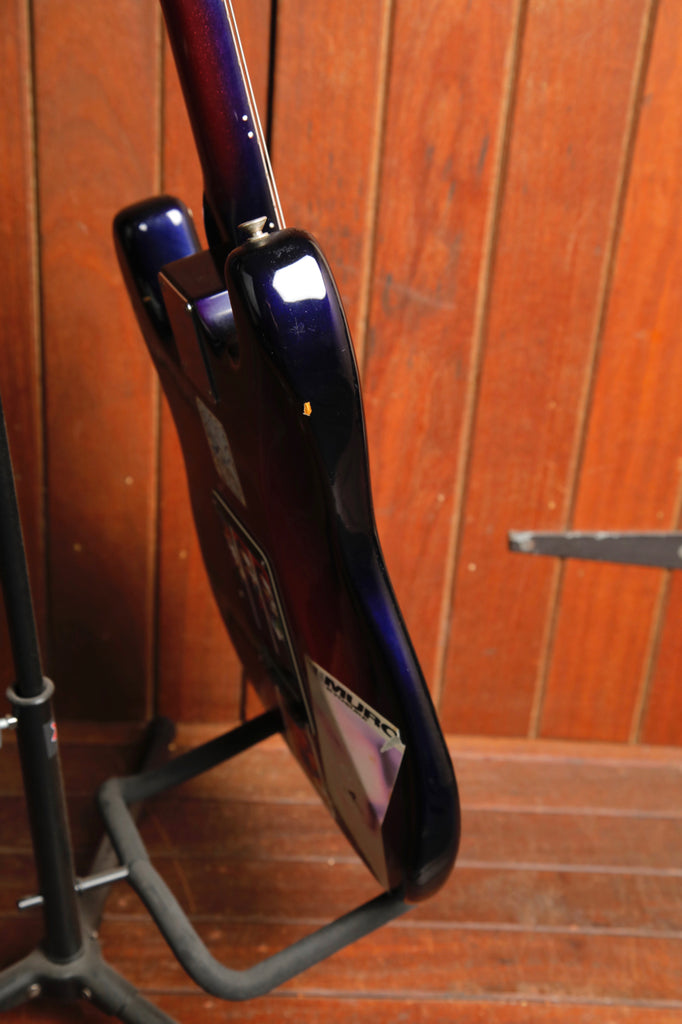 Fernandes FST-65 Purple Sparkle Burst Electric Guitar 1980s MIJ Pre-Owned