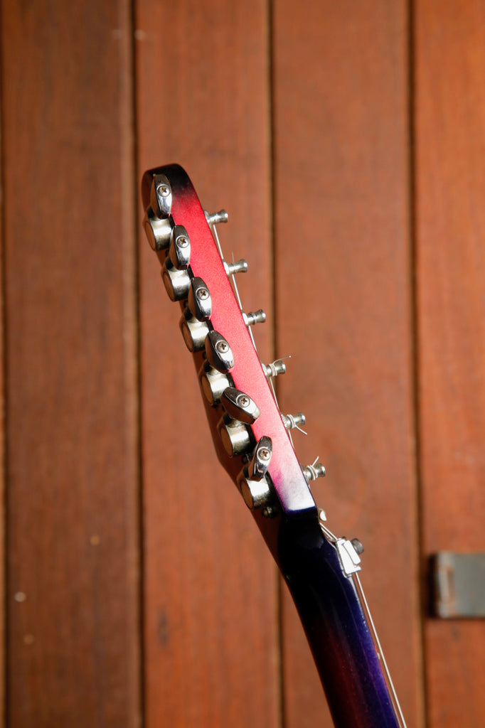 Fernandes FST-65 Purple Sparkle Burst Electric Guitar 1980s MIJ Pre-Owned