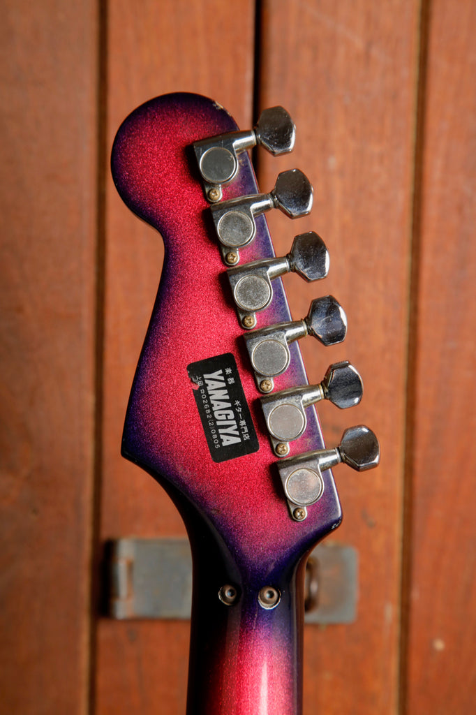 Fernandes FST-65 Purple Sparkle Burst Electric Guitar 1980s MIJ Pre-Owned