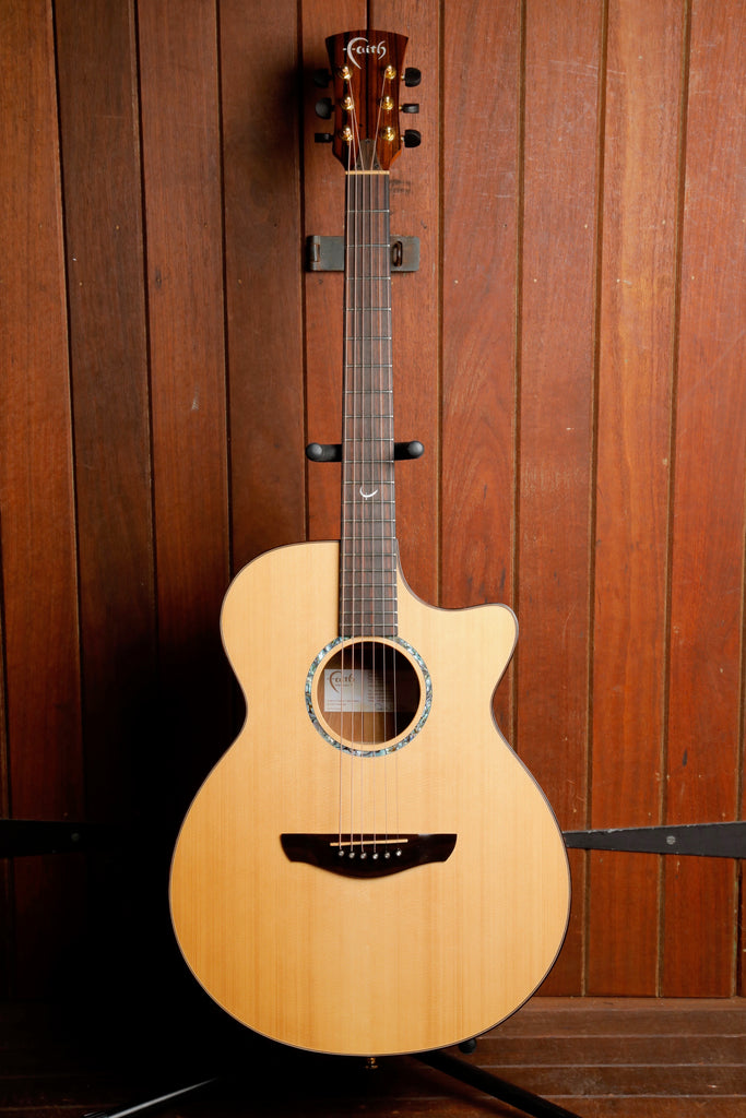 Faith FVTB Trembesi Venus Cutaway Acoustic-Electric Guitar Pre-Owned