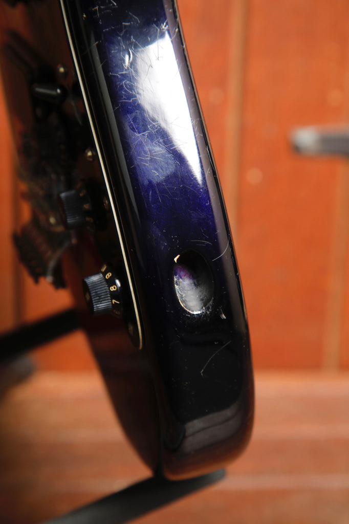 Fernandes FST-65 Purple Sparkle Burst Electric Guitar 1980s MIJ Pre-Owned