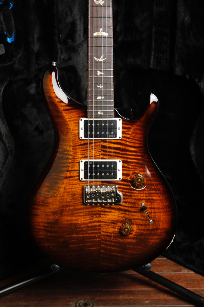 PRS Custom 24, Pattern Thin, Black Gold Burst Electric Guitar