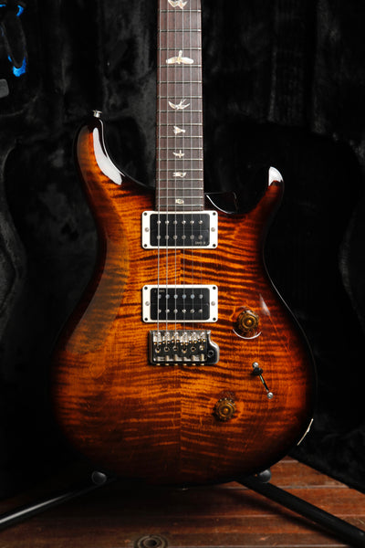 PRS Custom 24 Pattern Thin Black Gold Burst Electric Guitar