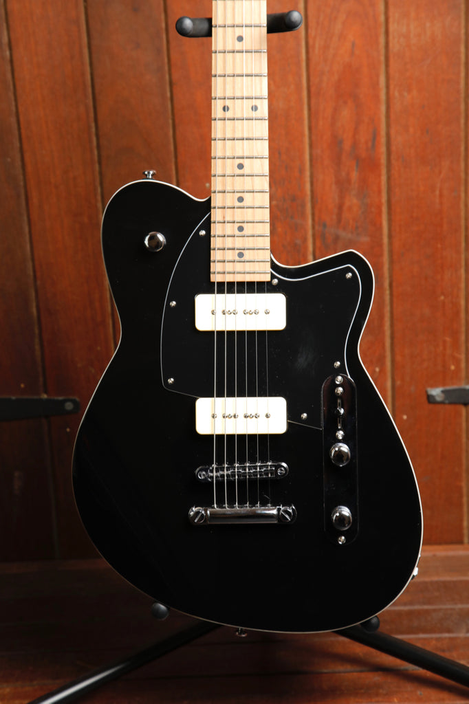 Reverend Charger 290 Midnight Black Electric Guitar Pre-Owned