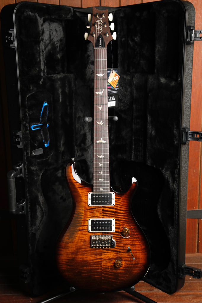 PRS Custom 24, Pattern Thin, Black Gold Burst Electric Guitar