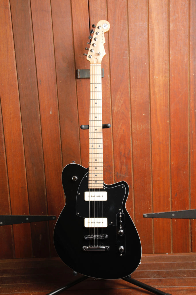 Reverend Charger 290 Midnight Black Electric Guitar Pre-Owned