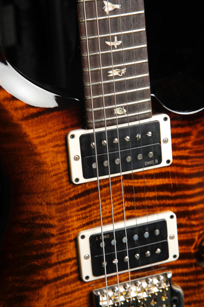 PRS Custom 24, Pattern Thin, Black Gold Burst Electric Guitar