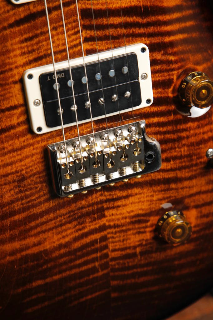 PRS Custom 24, Pattern Thin, Black Gold Burst Electric Guitar
