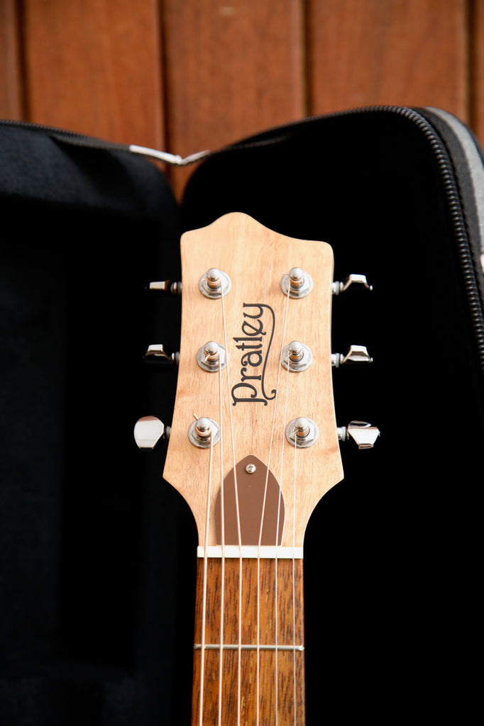 Pratley Entertainer Mini-OM All Solid Bunya Maple Acoustic-Electric Guitar