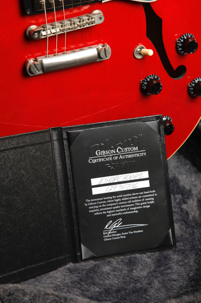 Gibson Custom ESDP-335 Dot Cherry Semi-Hollow Electric Guitar 2011 Pre-Owned