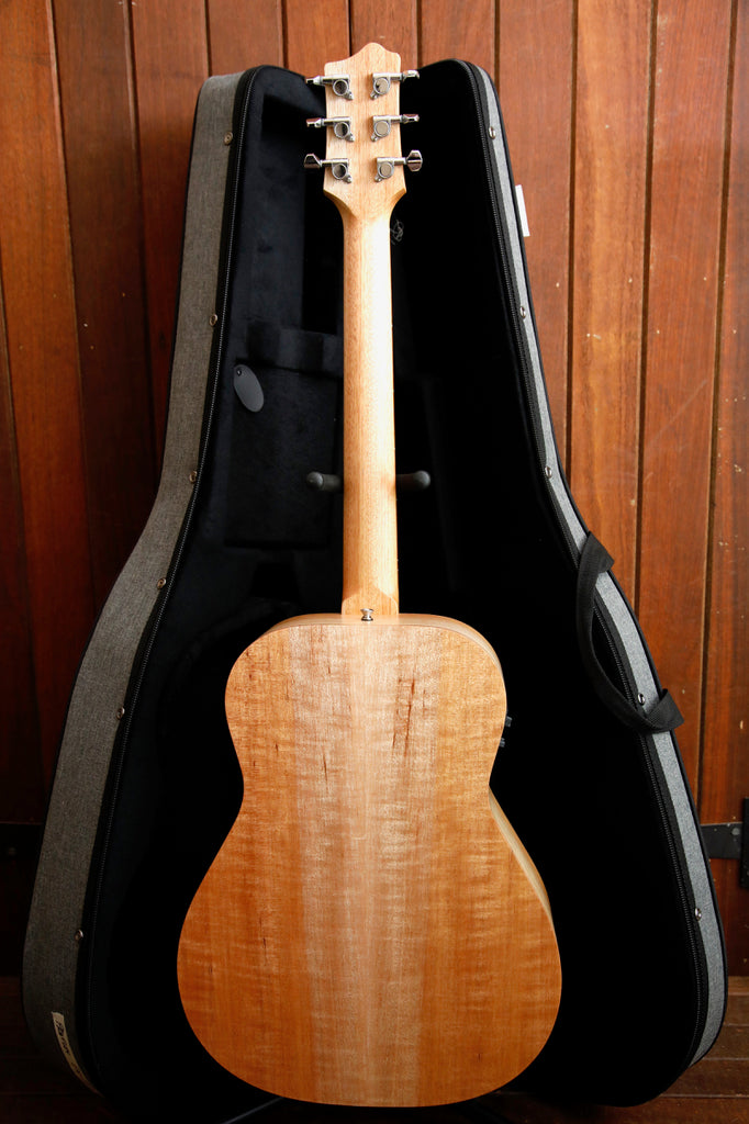 Pratley Entertainer Mini-OM All Solid Bunya Maple Acoustic-Electric Guitar