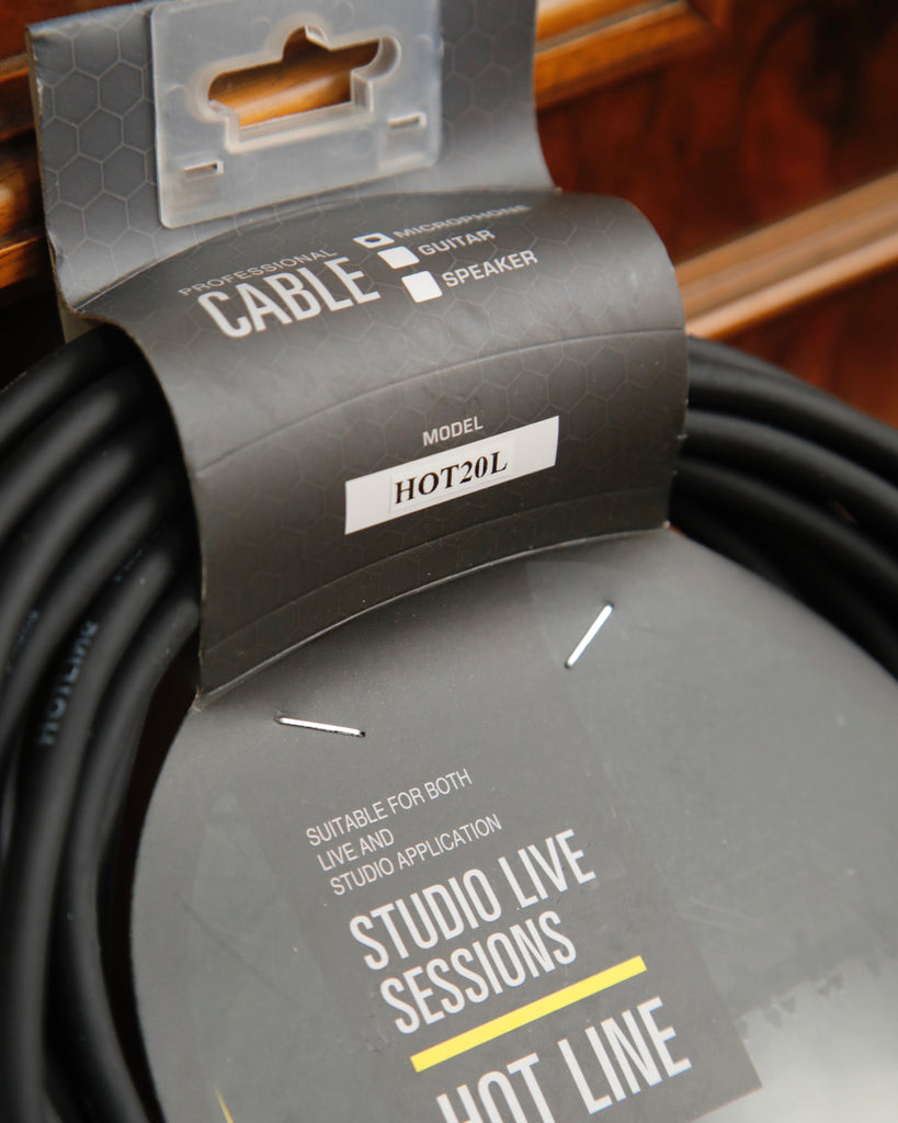 Hot Line Professional Microphone Cable HOT20L 20ft/6M XLR To XLR