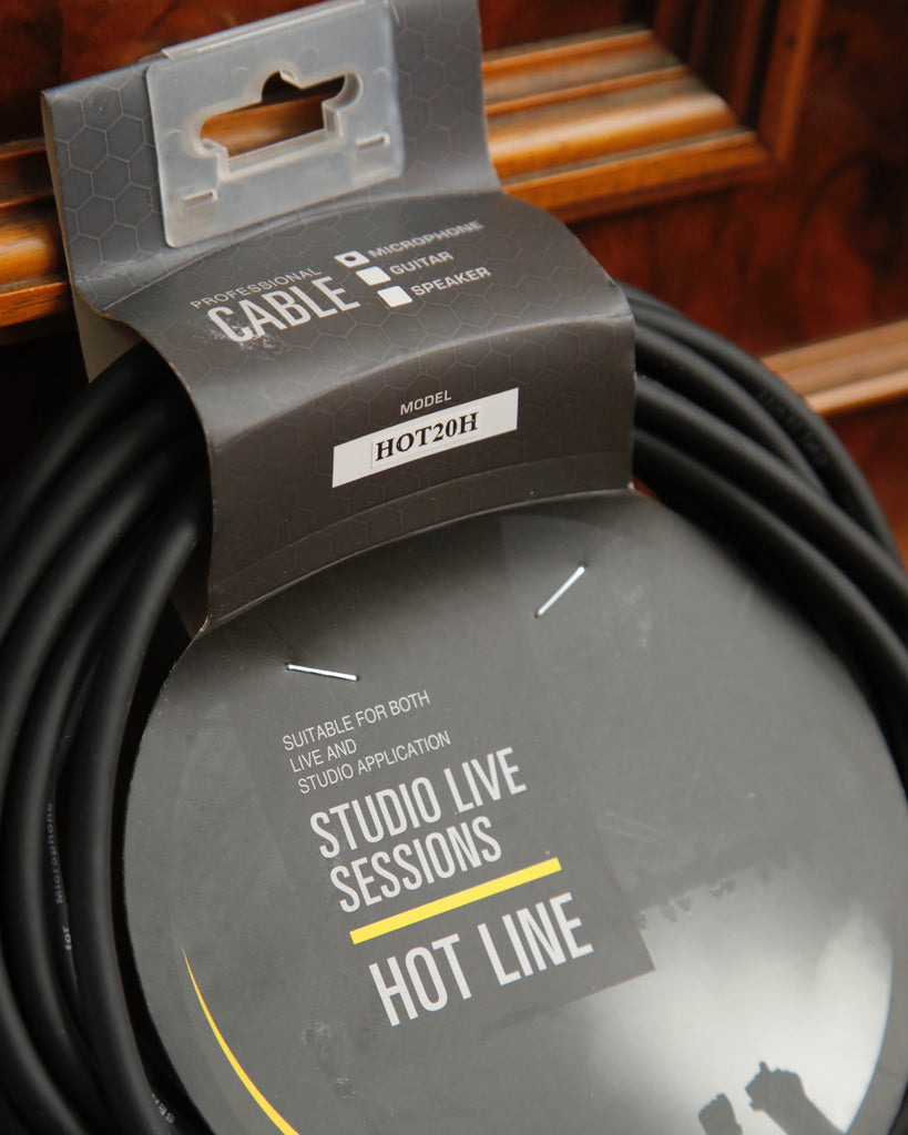 Hot Line Instrument Hot Line Professional Microphone Cable HOT20H 20ft/6M XLR To 1/4