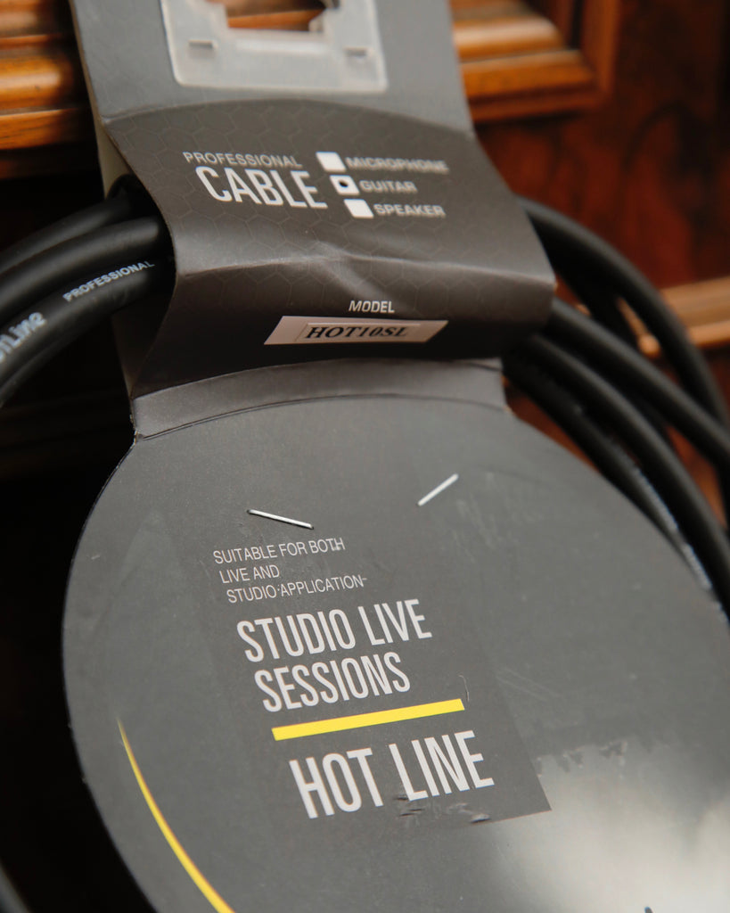 Hot Line Professional Cable HOT10SL 10ft/3M Straight/Right