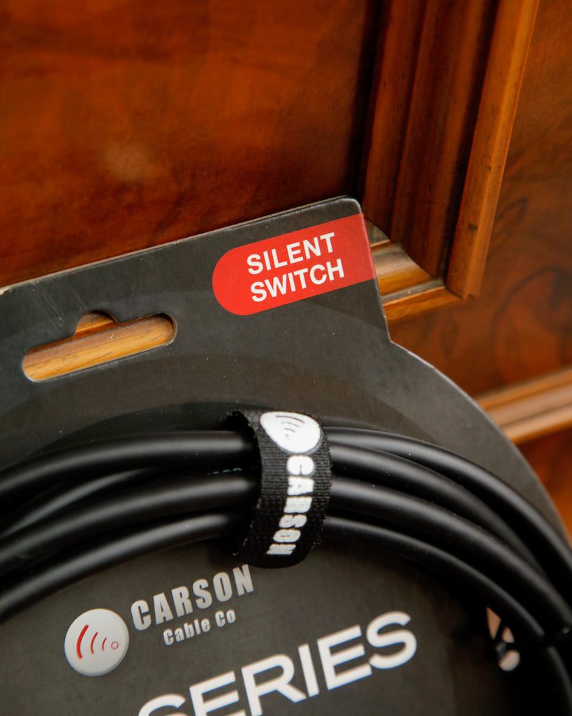 Carson Pro Series Instrument Premium Cable w/ Silent Switch 10ft/3m