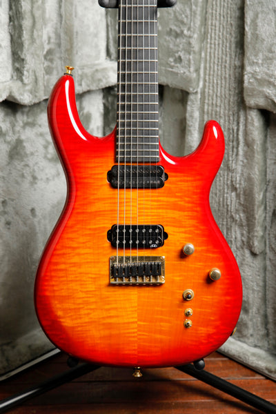 Carvin DC727 Sunburst 7-String Electric Guitar Made In USA Pre-Owned