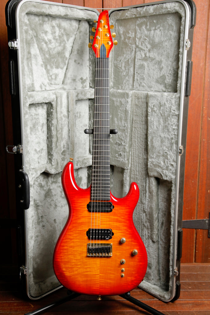 Carvin DC727 Sunburst 7-String Electric Guitar Made In USA Pre-Owned