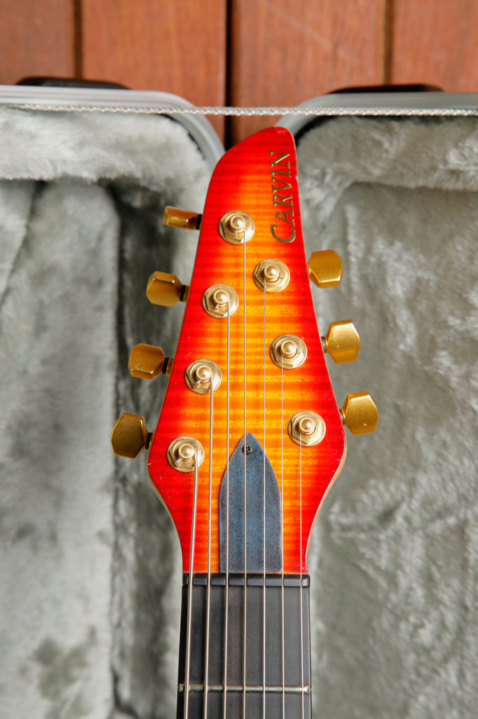 Carvin DC727 Sunburst 7-String Electric Guitar Made In USA Pre-Owned