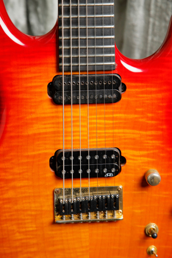 Carvin DC727 Sunburst 7-String Electric Guitar Made In USA Pre-Owned