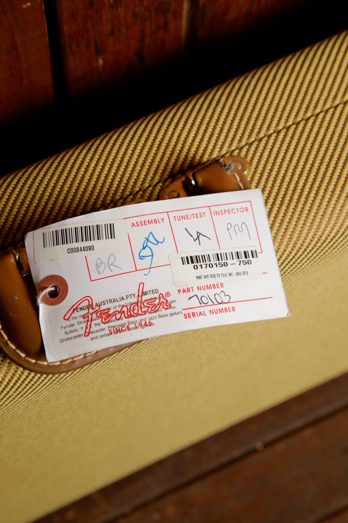 Fender Vintage Hot Rod '52 Telecaster Butterscotch Blonde Electric Guitar Pre-Owned